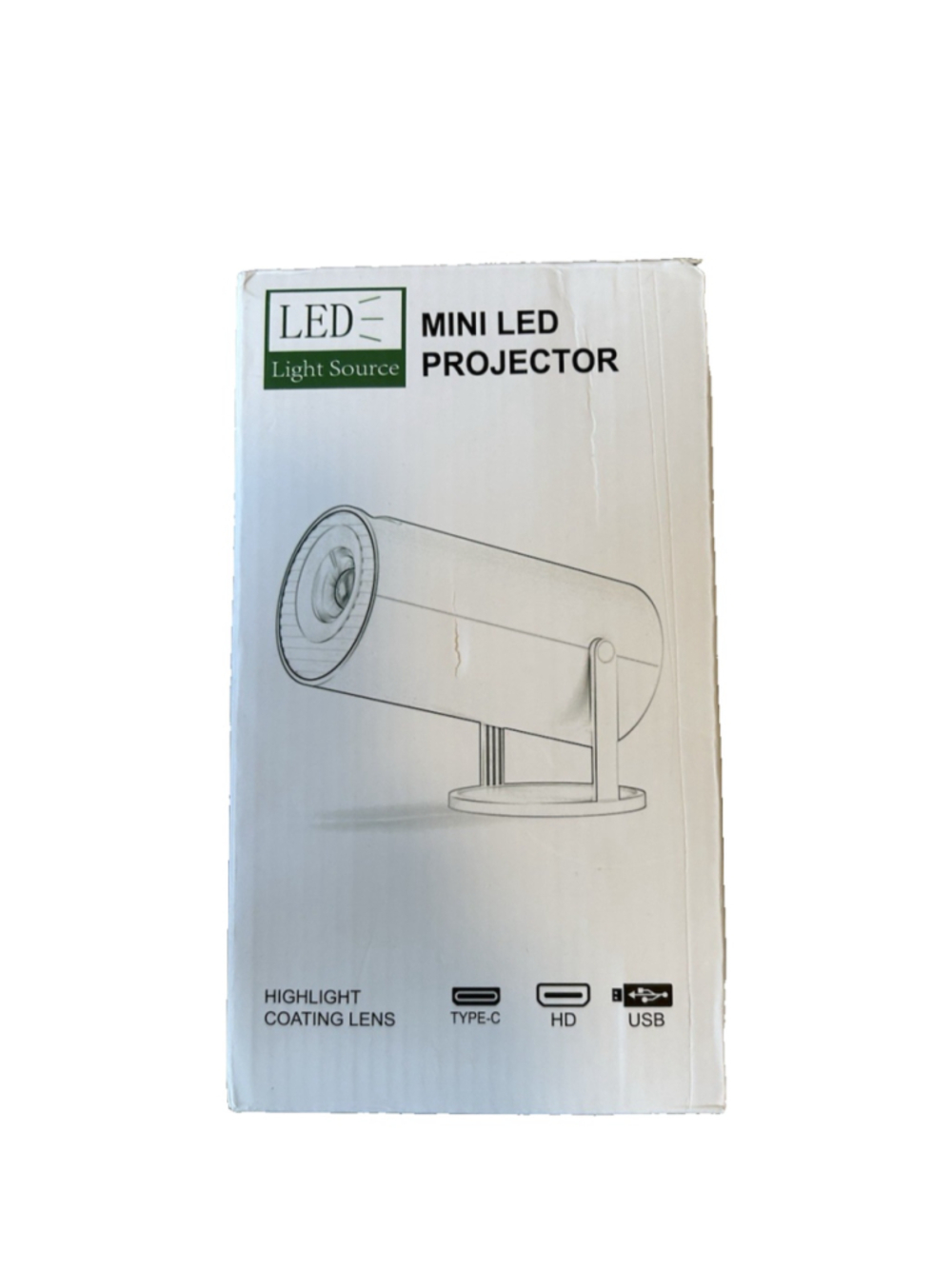 Projector LCD Mini LED Model HY300mini 12v-2A Great for Desktop